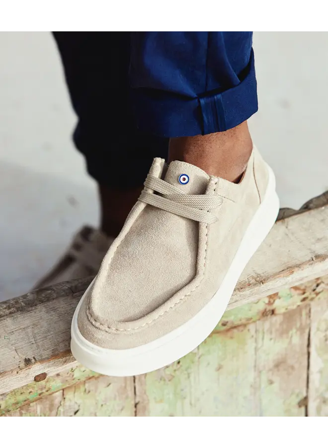 Blue Industry Schoen Brook Velvety Suède L.Beige/Off-White