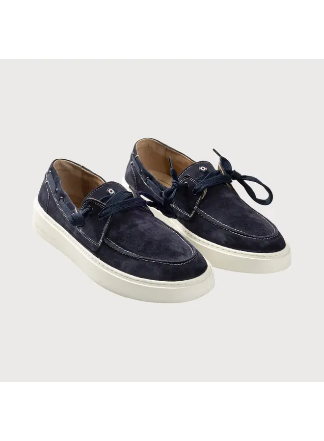 Blue Industry Bootschoen Marina Deck Velvety Suède Navy