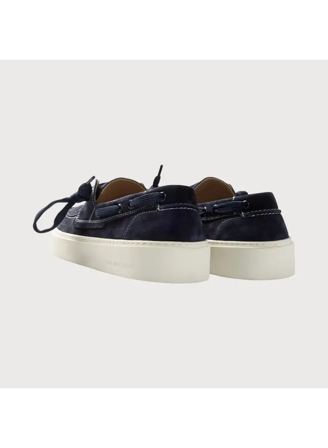 Blue Industry Bootschoen Marina Deck Velvety Suède Navy