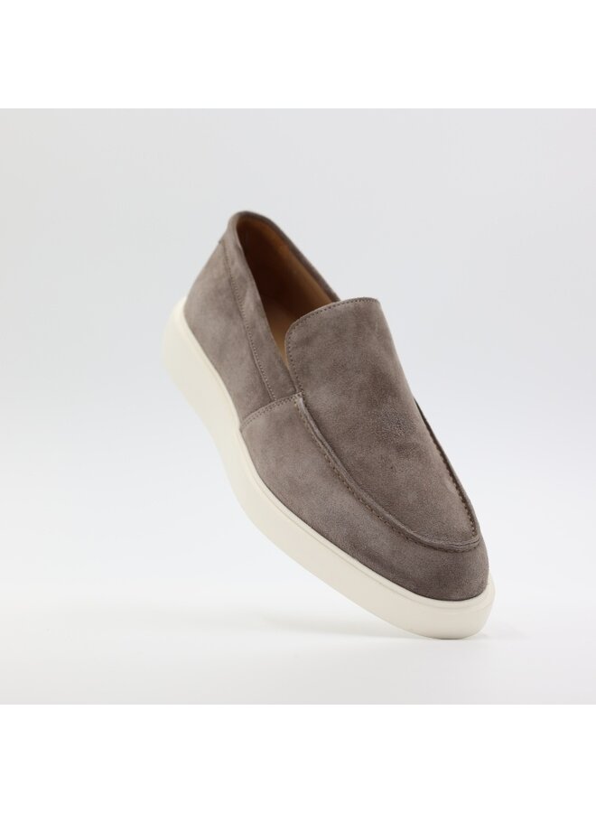 Melik schoenen Loafer Tulip Taupe Suède