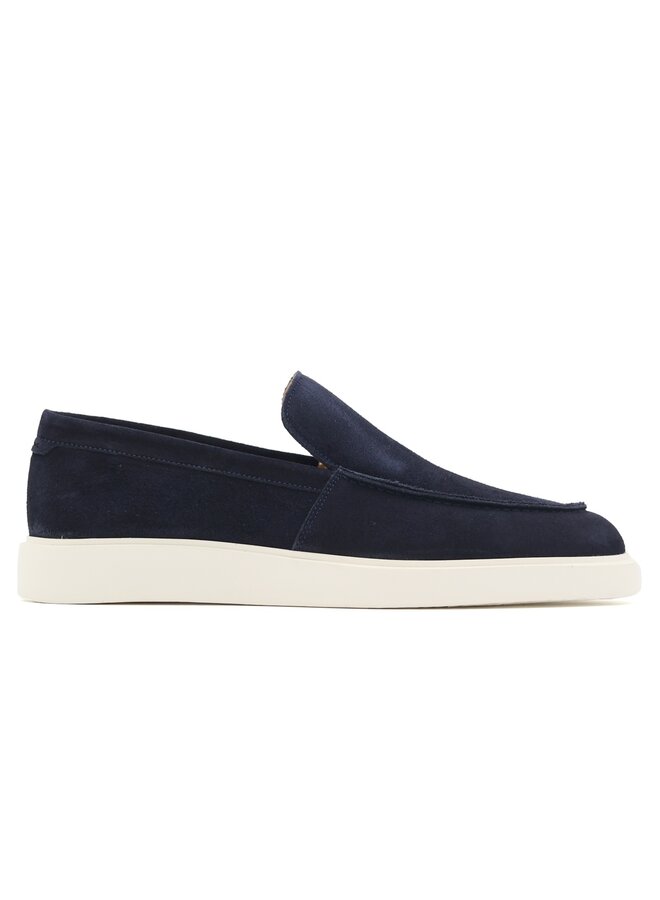 Melik schoenen Loafer Suède Tulip Dark Blue