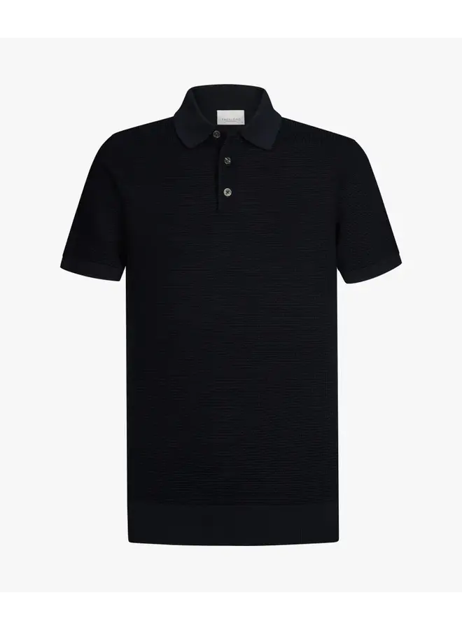 Profuomo Polo SS Wafel Navy