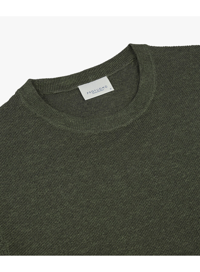 Profuomo T-Shirt Crew Neck Green