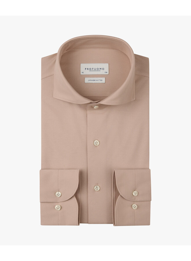 Profuomo Shirt Japanese Knitted D.Pink