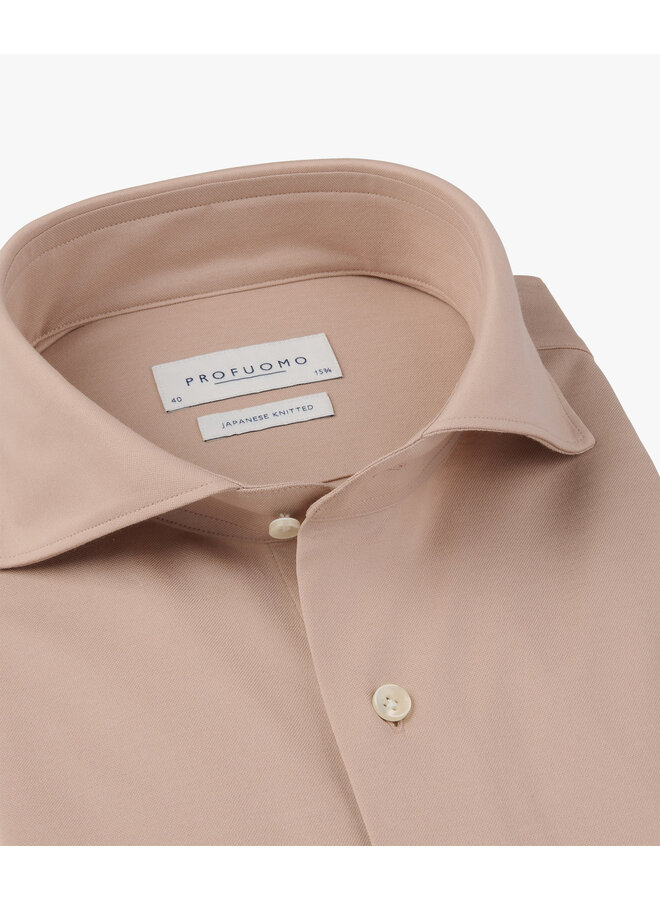 Profuomo Shirt Japanese Knitted D.Pink