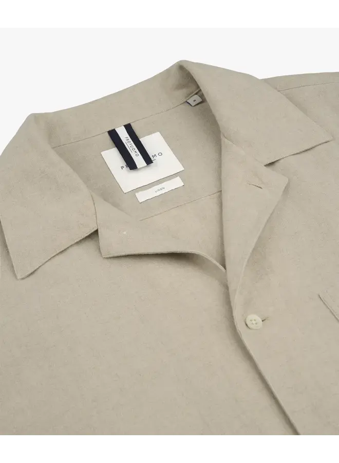 Profuomo Shirt CampBeige Linnen