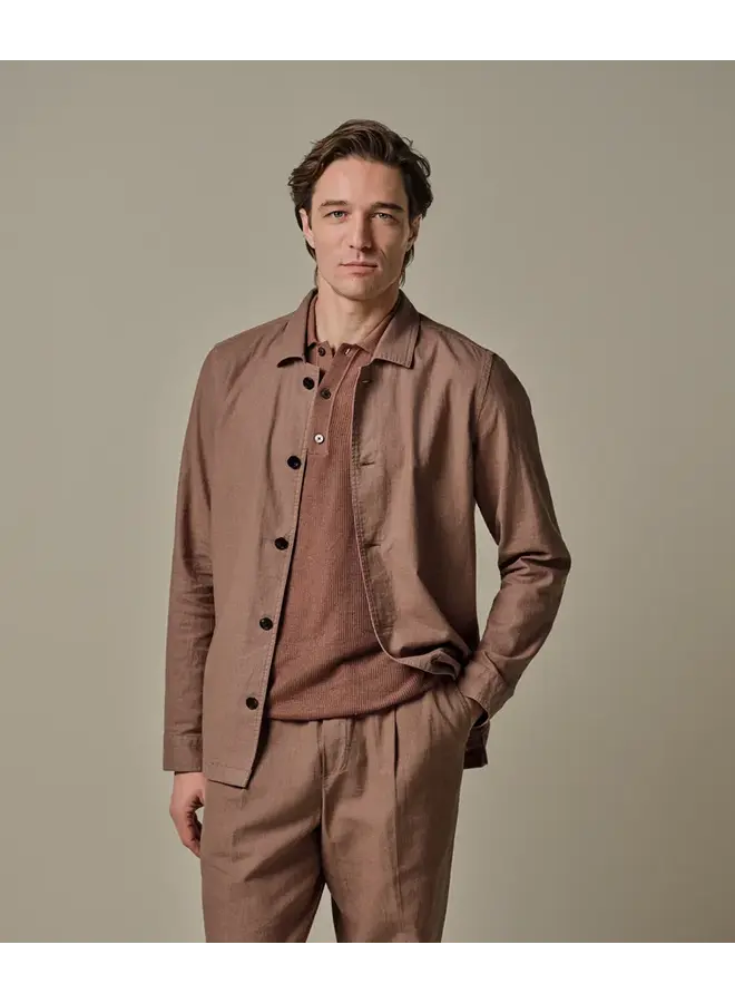 Profuomo Overshirt Clay Linnen