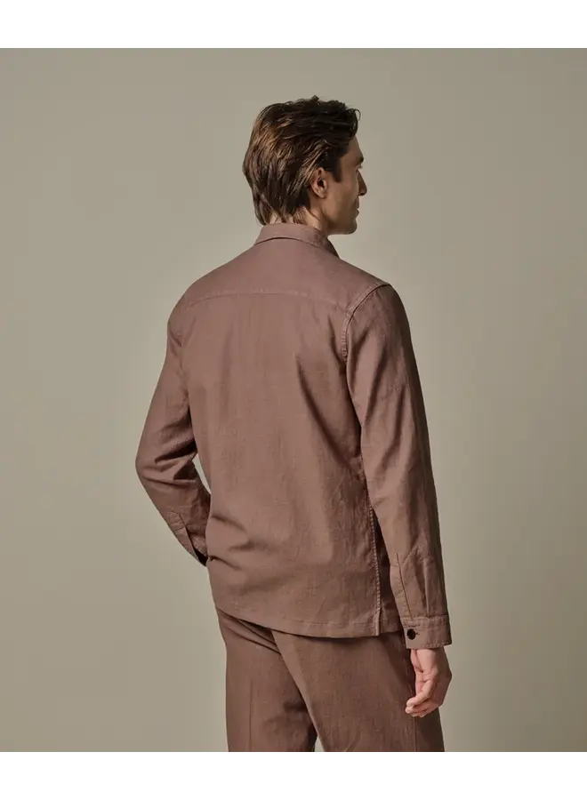 Profuomo Overshirt Clay Linnen