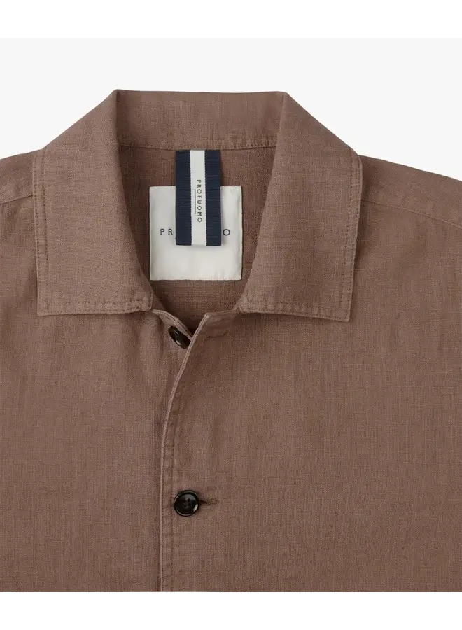 Profuomo Overshirt Clay Linnen