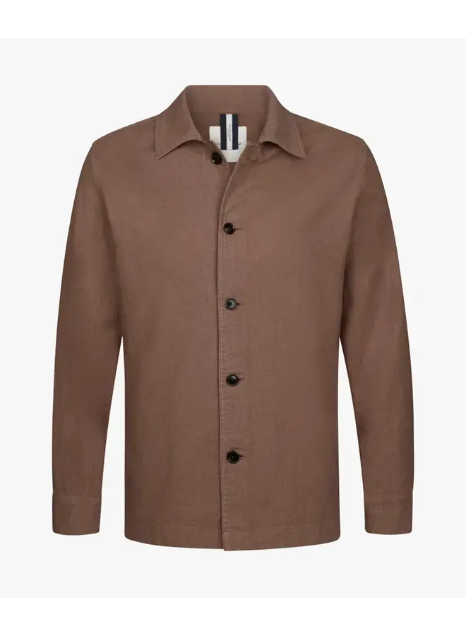 Profuomo Overshirt Clay Linnen