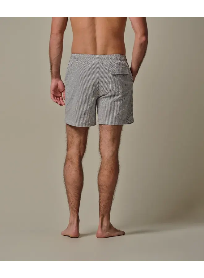 Profuomo Swimshort Stripe Clay