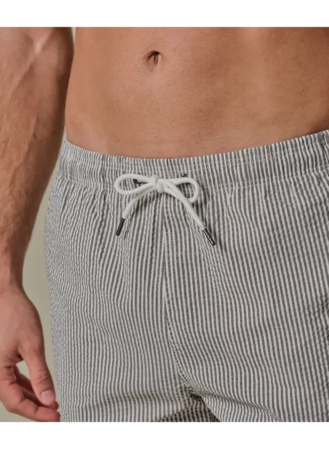 Profuomo Swimshort Stripe Clay