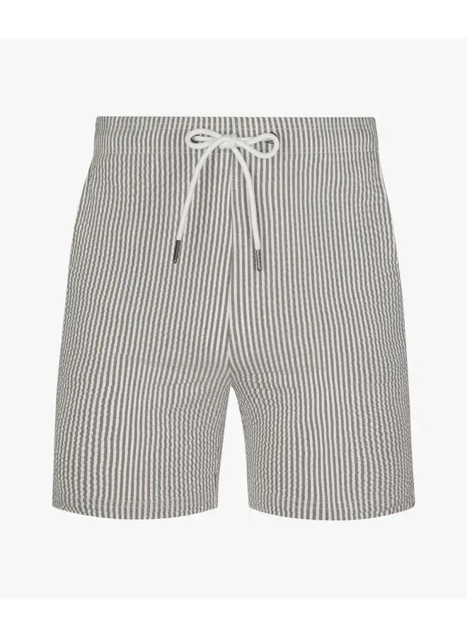 Profuomo Swimshort Stripe Clay