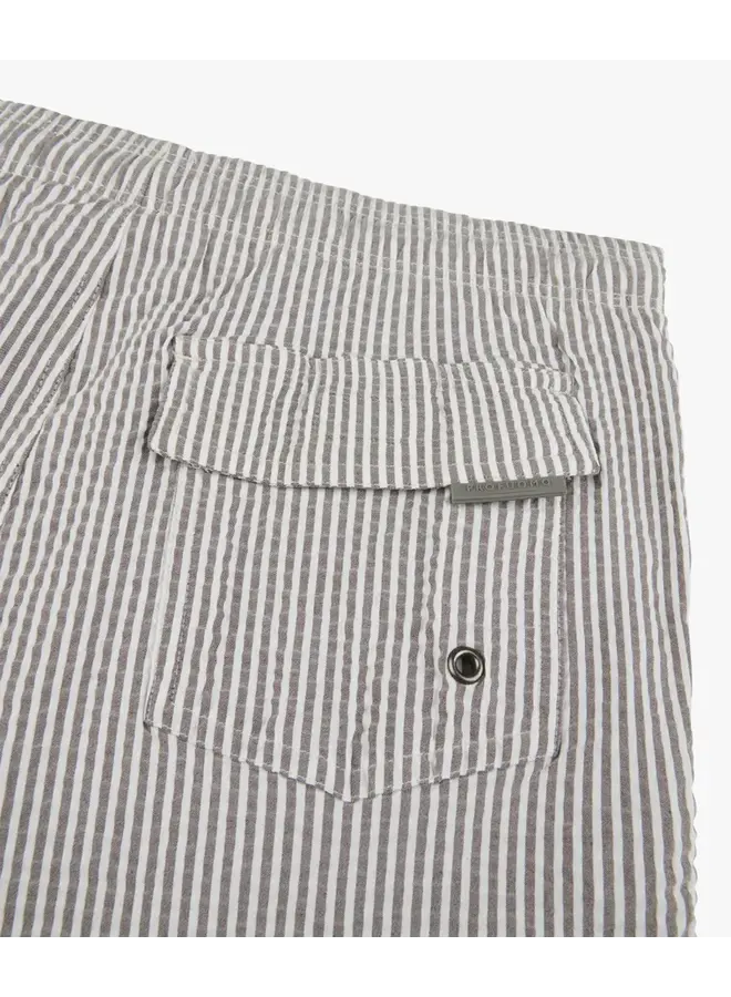 Profuomo Swimshort Stripe Clay