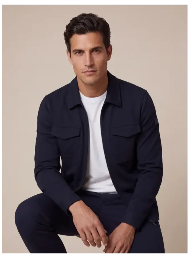 Cavallaro Zerino Overshirt Dark Blue