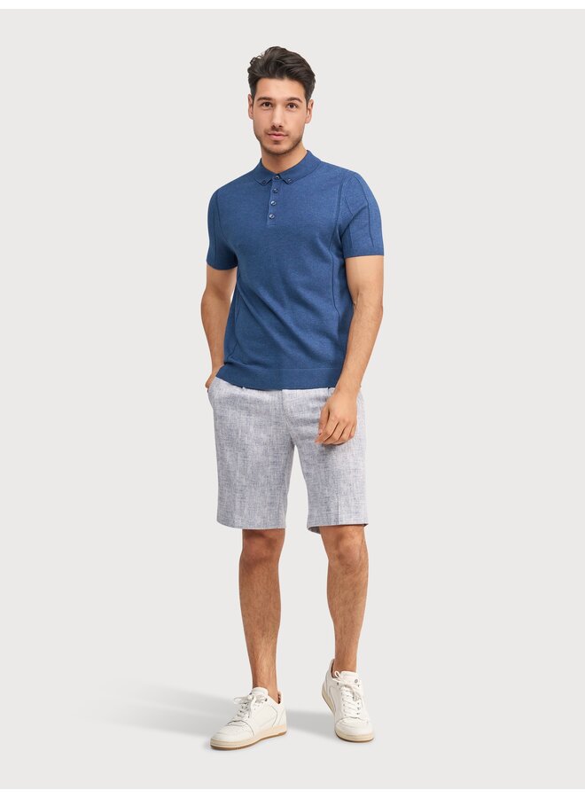 Blue Industry Short JoeyS26 Gemeleerd Blue