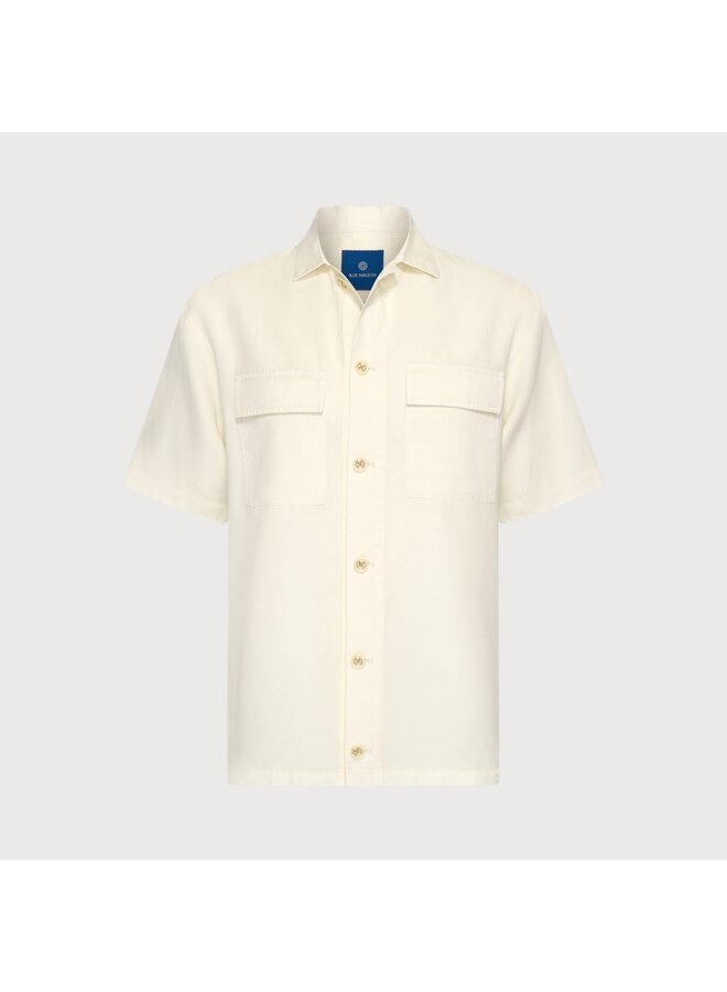 Blue Industry Overshirt Short Sleeve Off-White