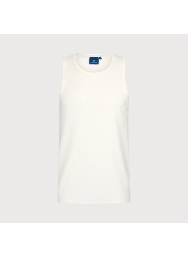 Blue Industry Singlet Uni Offf-White