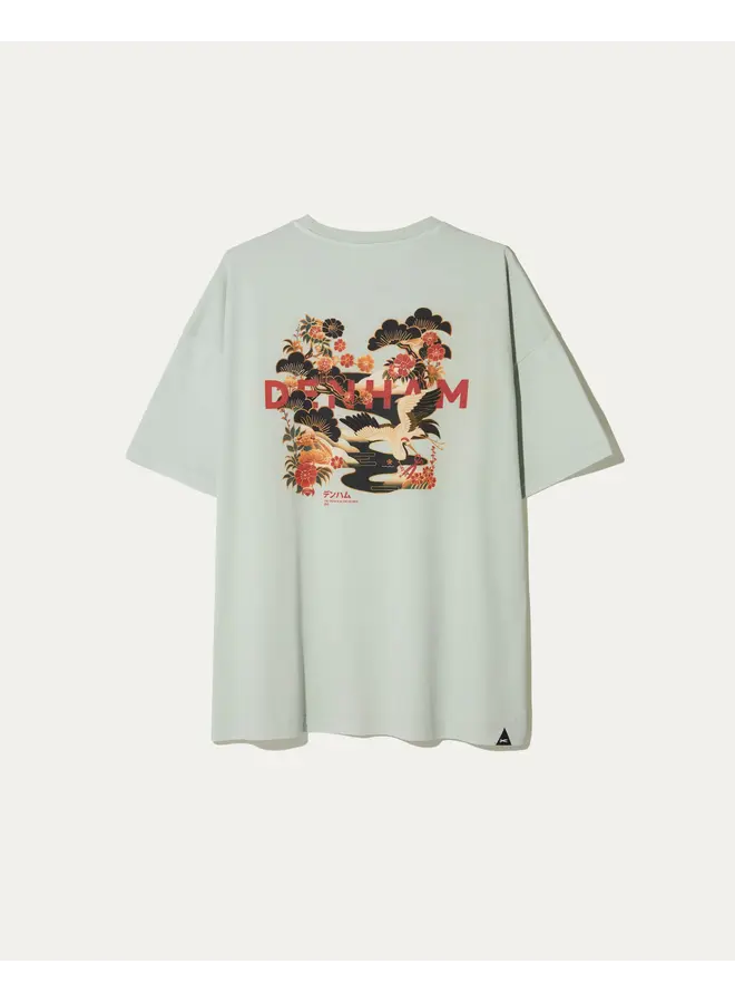 Denham T-Shirt Kansai Graphic LWJ Mercury Green