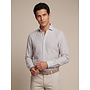 Cavallaro Shirt Tarente Linnen Stripe Brown/White