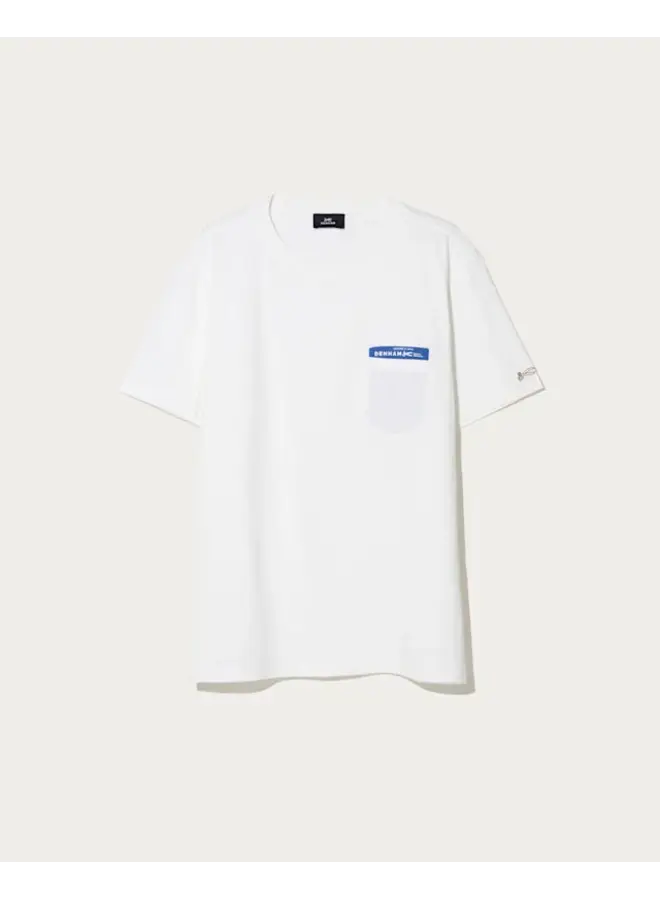 Denham Spot Classic Tee White