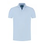 DistrictIndigo Polo Open Collar Light Blue