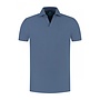 District Indigo Polo Open Collar Steelblue