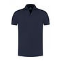 District Indigo Polo Open Collar Navy