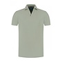 District Indigo Polo Open Collar Green