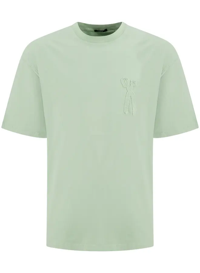 Denham T-Shirt Scissor Patch GDHJ Laurel Green
