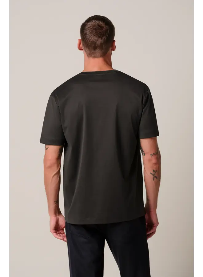 Profuomo T-Shirt SS Crew Neck Dark Brown