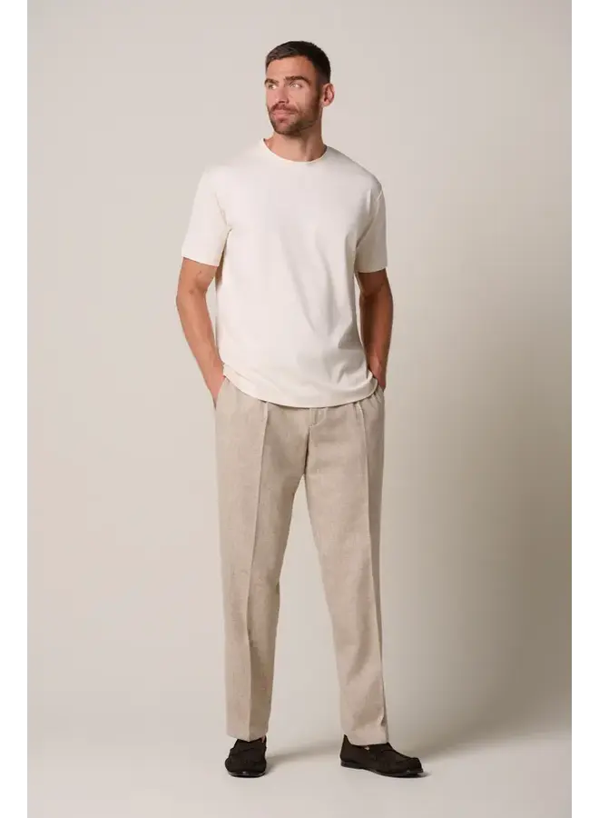 Profuomo T-Shirt SS Crew Neck Raw White
