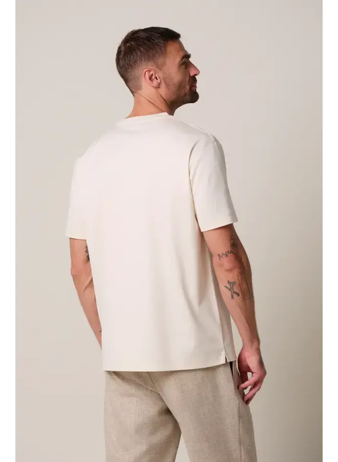 Profuomo T-Shirt SS Crew Neck Raw White