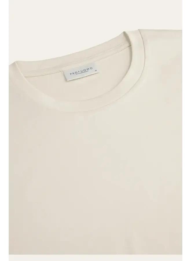 Profuomo T-Shirt SS Crew Neck Raw White