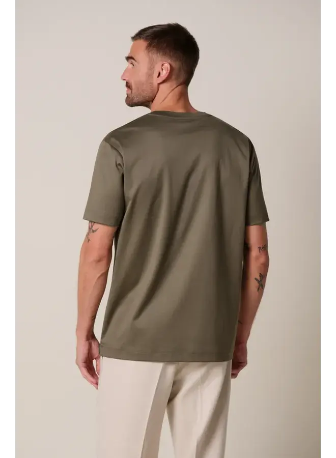 Profuomo T-Shirt SS Crew Neck Taupe