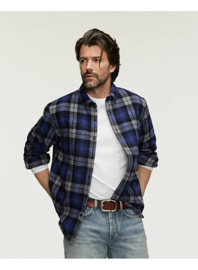 Denham Joe Shirt CHK Blue Check