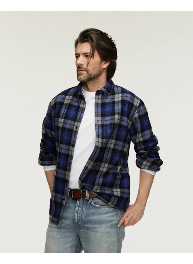 Denham Joe Shirt CHK Blue Check