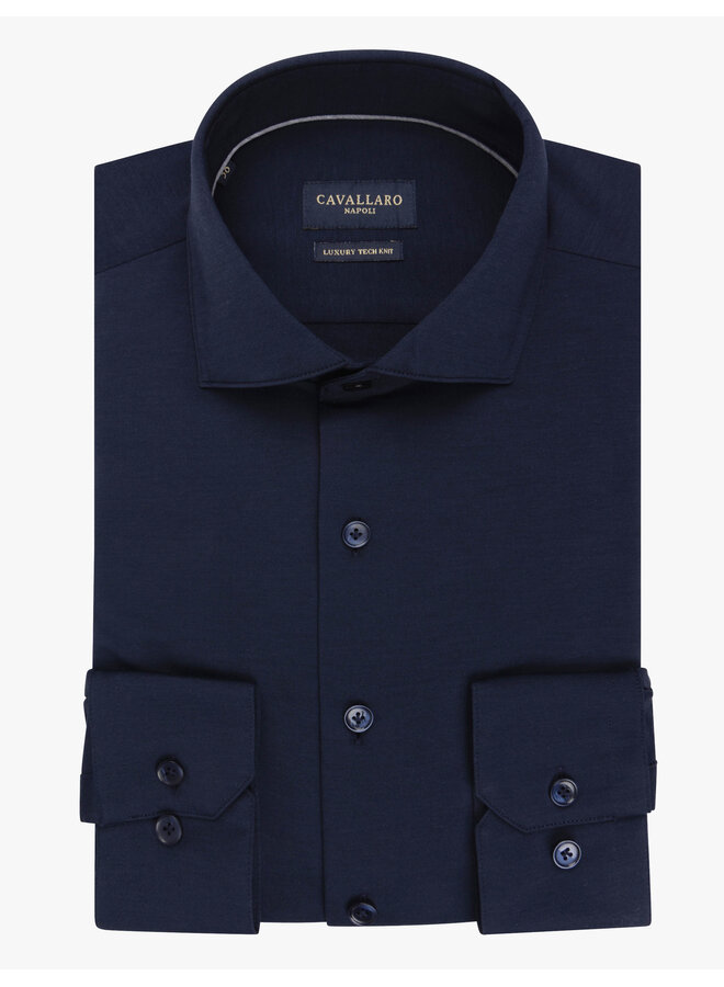 Cavallaro Overhemd Compattio Dark Blue