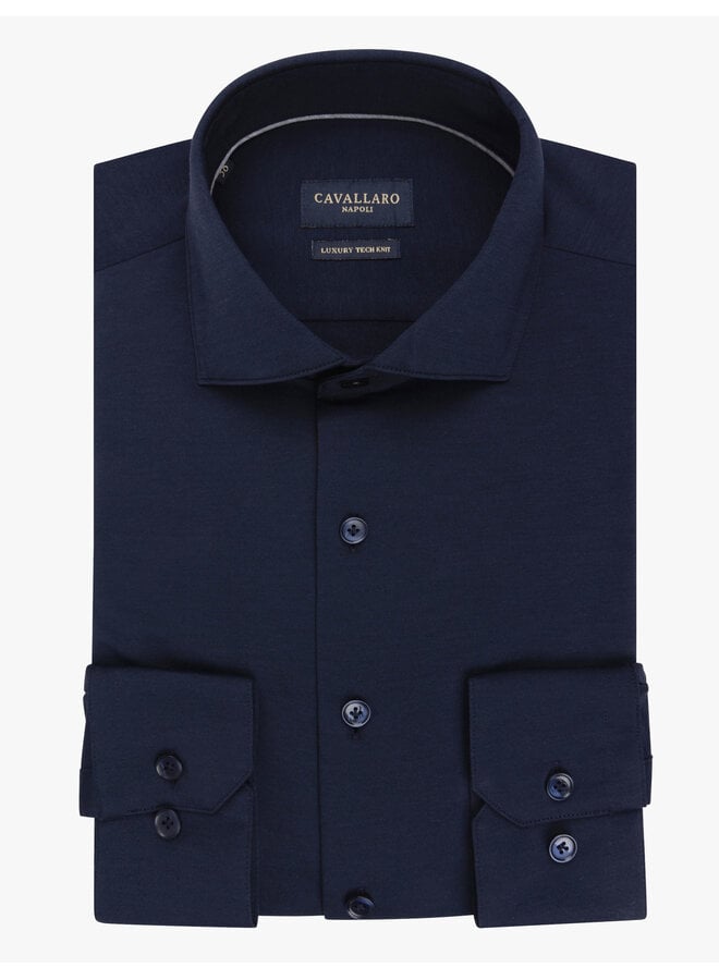 Cavallaro Overhemd Compattio Dark Blue