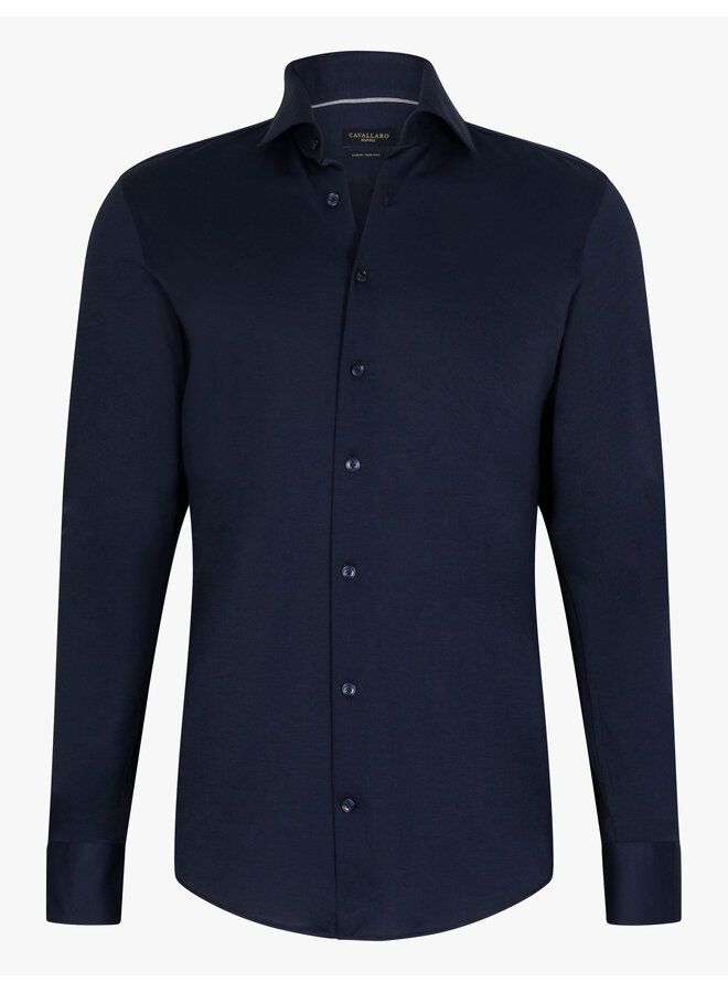 Cavallaro Overhemd Compattio Dark Blue