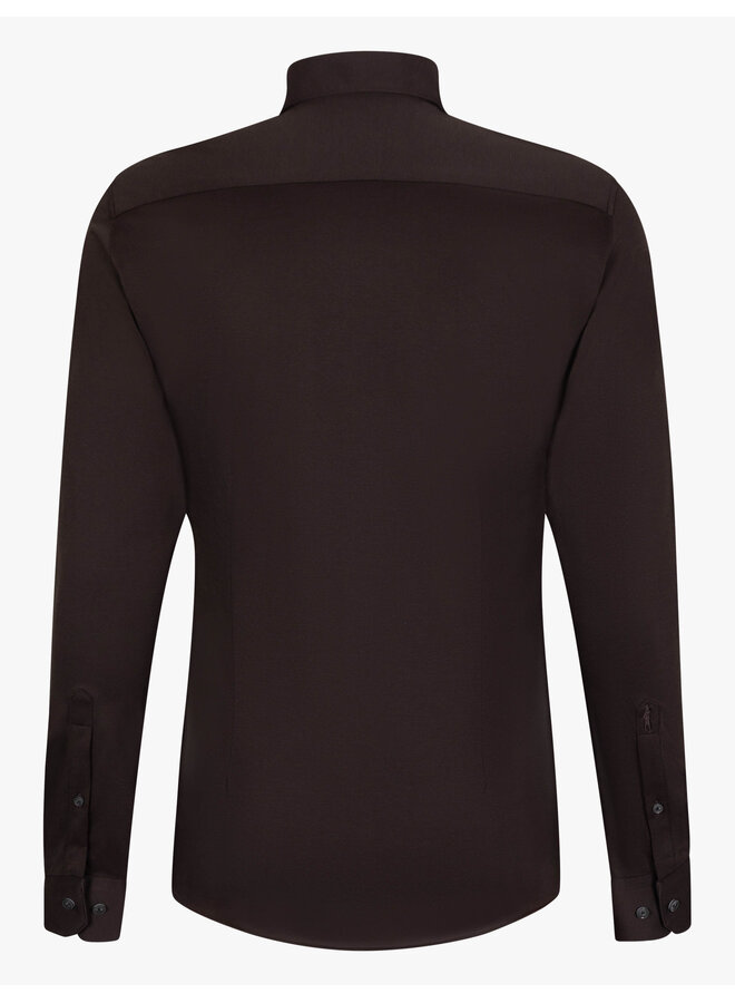 Cavallaro Overhemd Compattio Dark Brown
