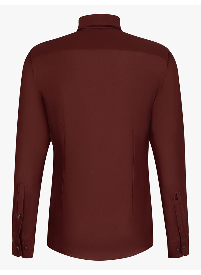 Cavallaro Overhemd Compattio Wine Red