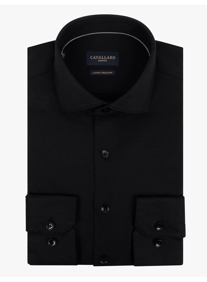 Cavallaro Overhemd Compattio Black