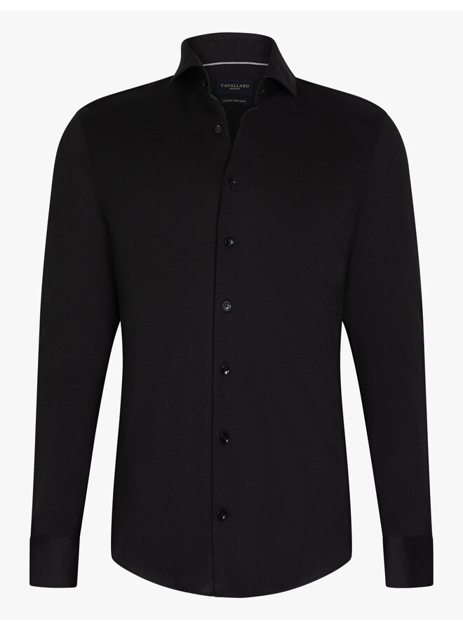 Cavallaro Overhemd Compattio Black