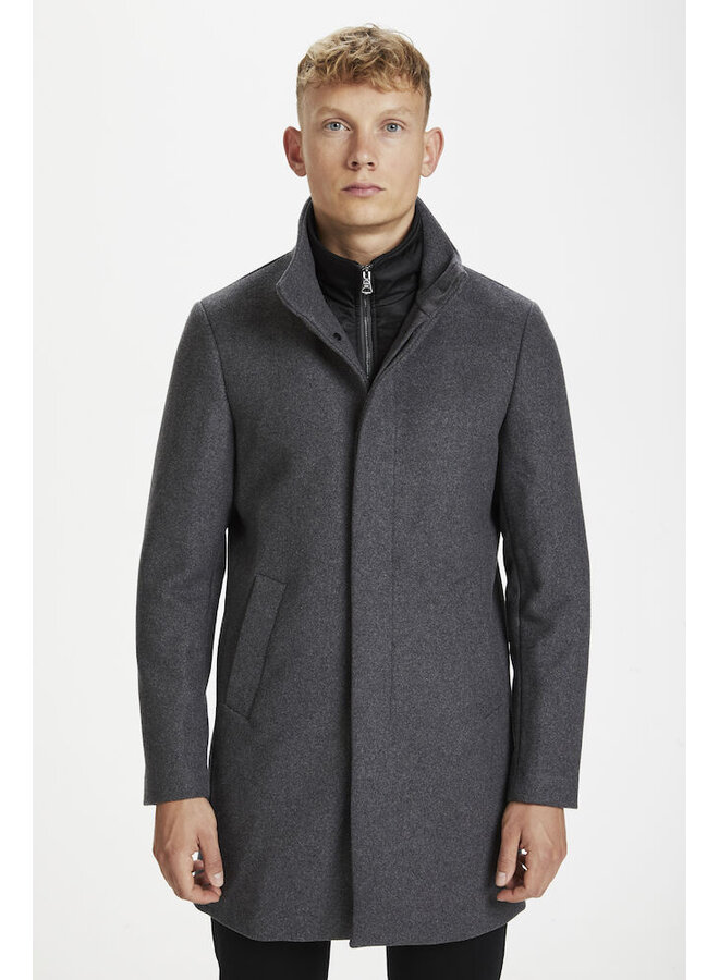 Matinique Jas Wol Harvey N Dark Grey Melange