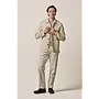 Profuomo Wollen Overshirt single Layer Light Beige