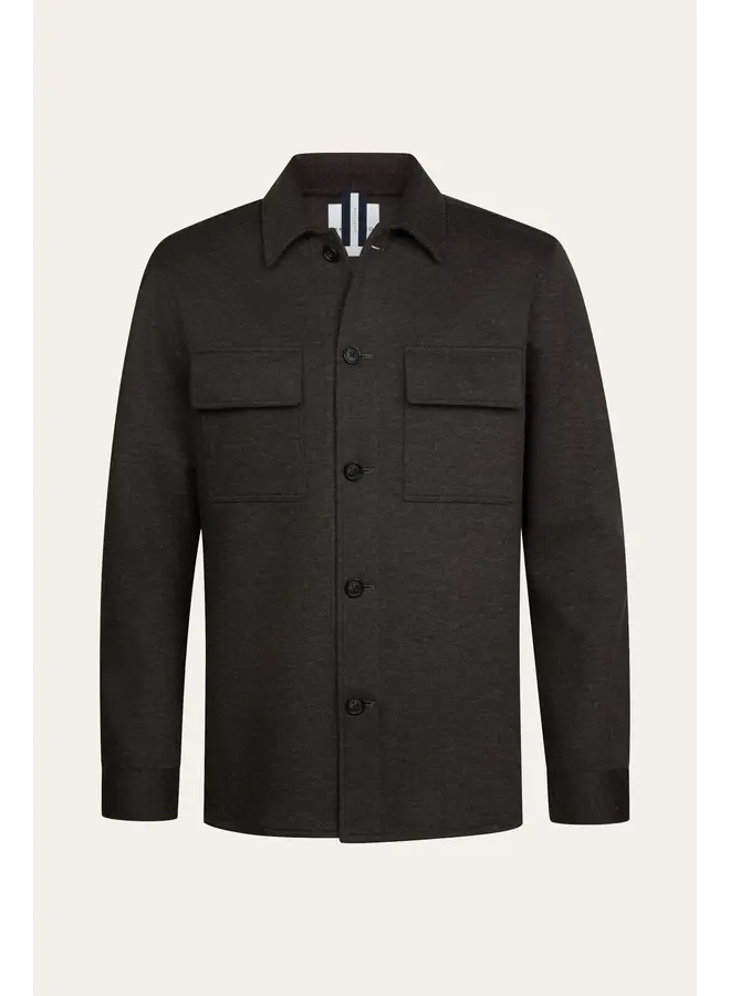 Profuomo Overshirt Knitted Brown