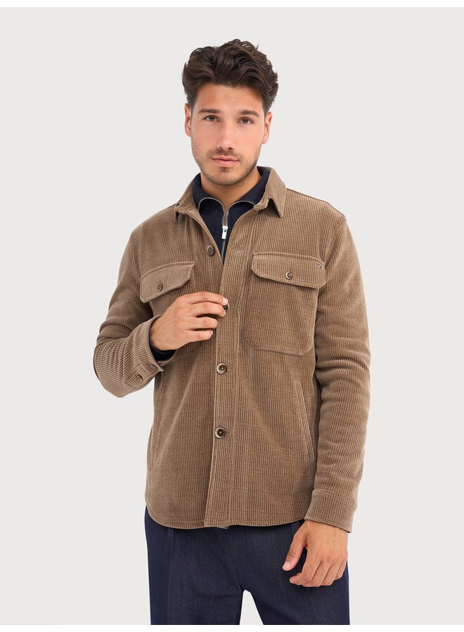 Blue Industry Shirt Jacket Arno Mid Brown