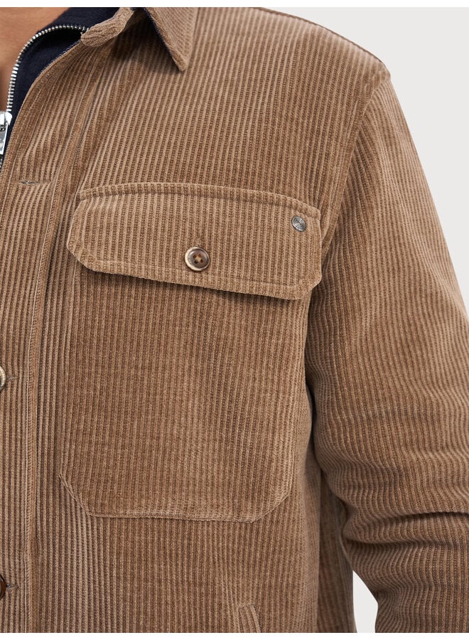 Blue Industry Shirt Jacket Arno Mid Brown