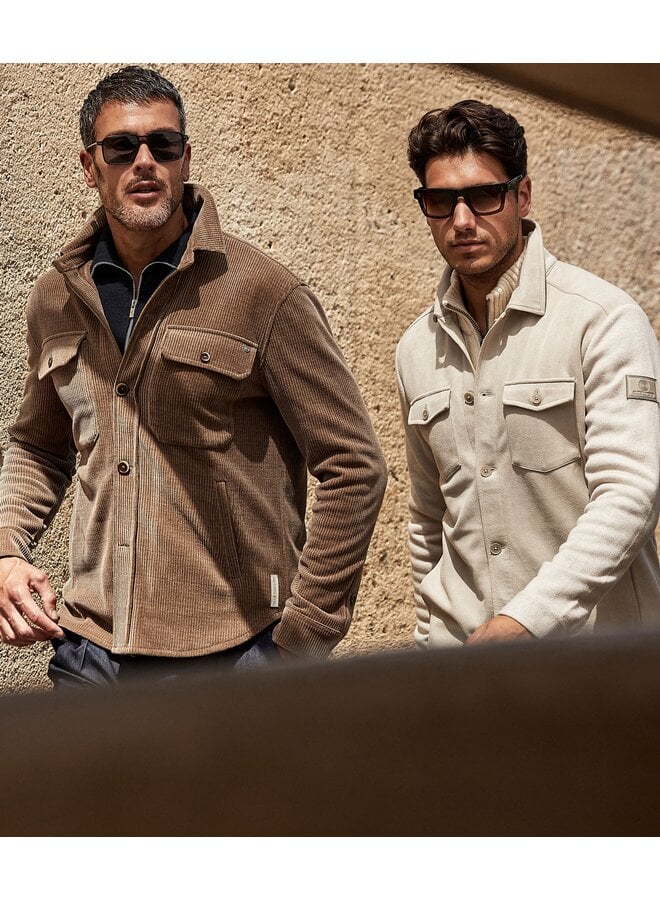 Blue Industry Shirt Jacket Arno Mid Brown